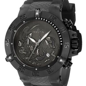 NEW Invicta Men's 50mm Subaqua Noma III Quartz Chronograph Silicone Strap Watch
